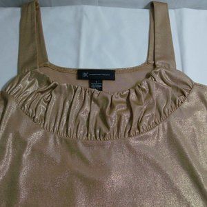 Metallic Gold Blouse Size S NWT